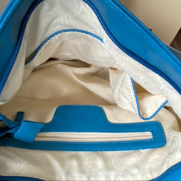 Hayden Harnett Teal Blue Sienna Shoulder Bag - Picture 7 of 9